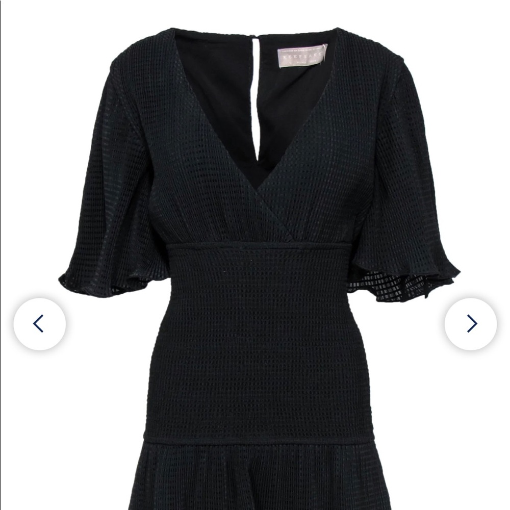 KEEPSAKE crinkle texture perfect LBD - NWT